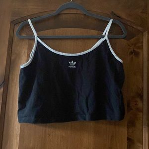 black adidas tank top